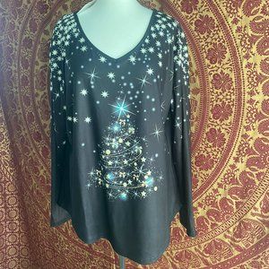 Long-sleeve XL Comfy Christmas top super soft inside and out.